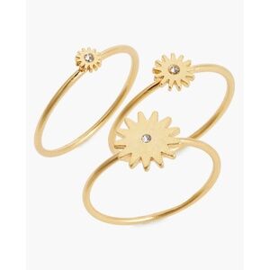 MADEWELL My Three Suns Ring Set - Size 8 - ($28 Retail, NWT)
